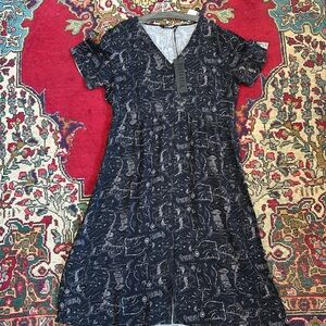 Lord of the Rings theme print dress by Disturbia NWT sz 14